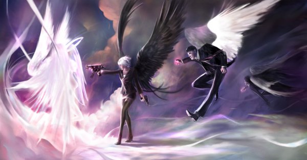 Девушки ангелы и демоны от Sida Chen